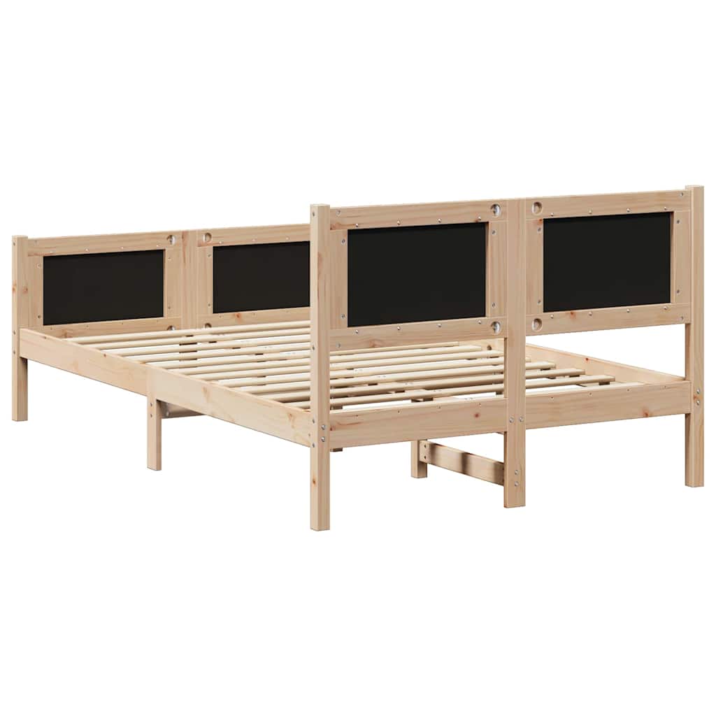 Bedframe met hoofdeinde Taupe 120 x 190 cm Stof is nu te koop bij PeponiXL, paradijselijk wonen!
