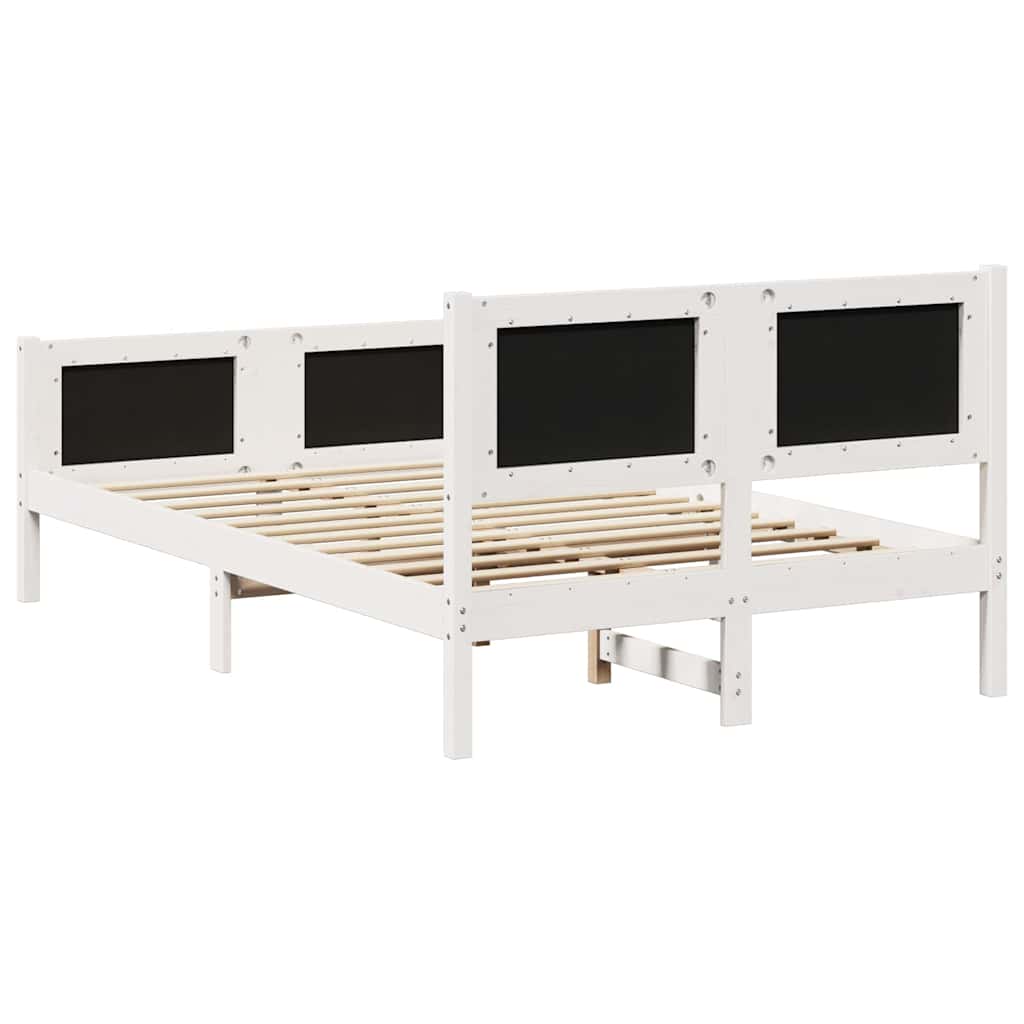 Bedframe met hoofdeinde Lichtgrijs 120 x 190 cm Stof is nu te koop bij PeponiXL, paradijselijk wonen!
