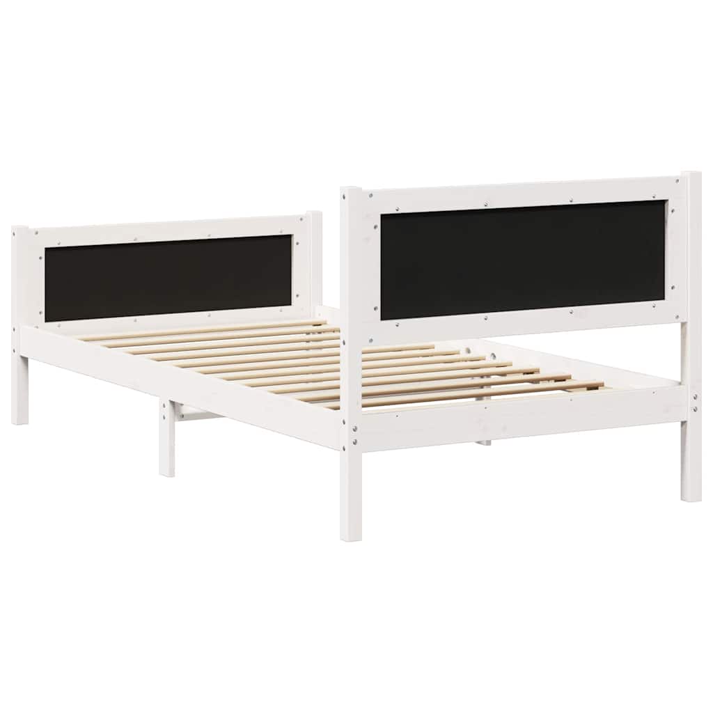 Bedframe Lichtgrijs 100 x 200 cm Massief grenenhout is nu te koop bij PeponiXL, paradijselijk wonen!