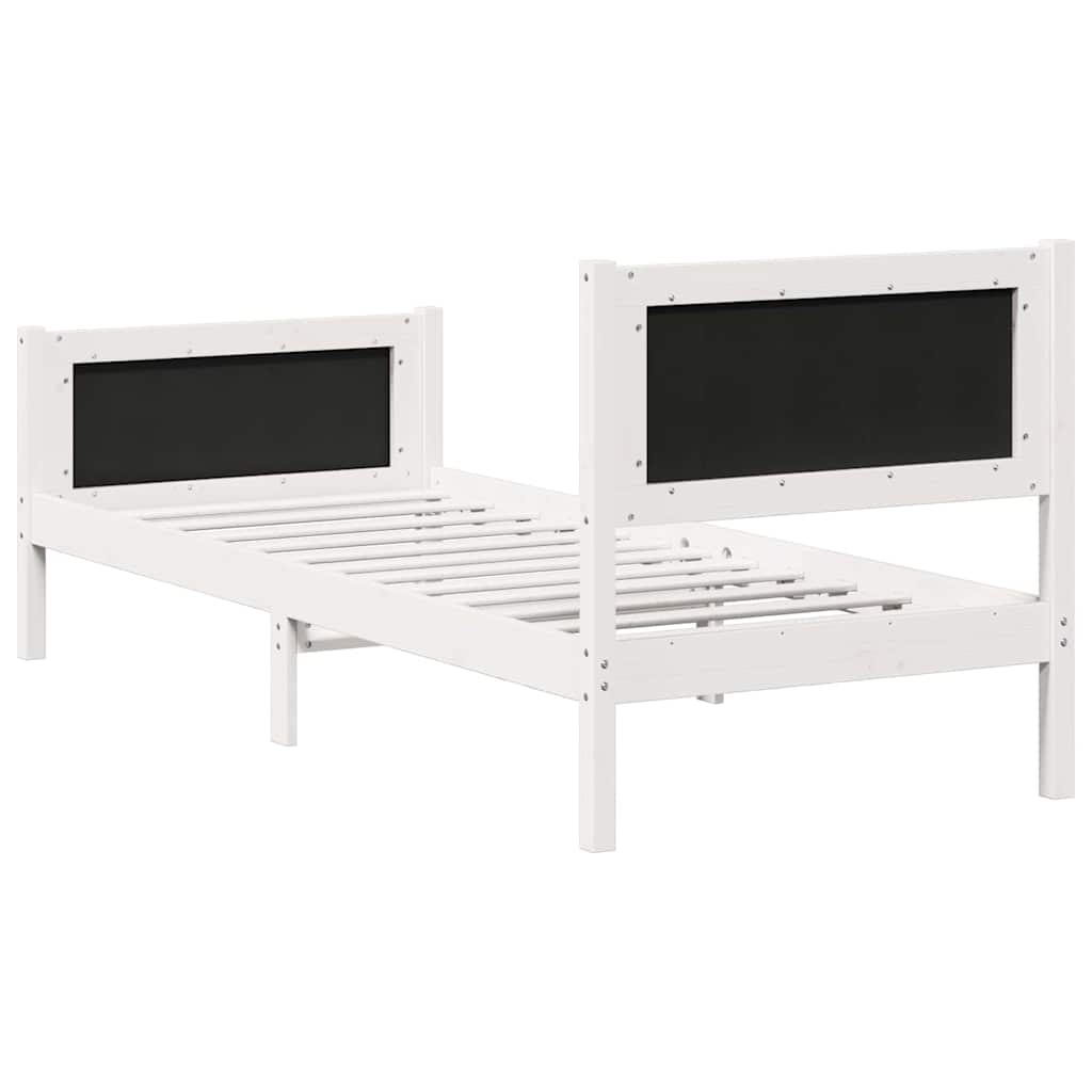 Bedframe Lichtgrijs 80 x 200 cm Massief grenenhout is nu te koop bij PeponiXL, paradijselijk wonen!