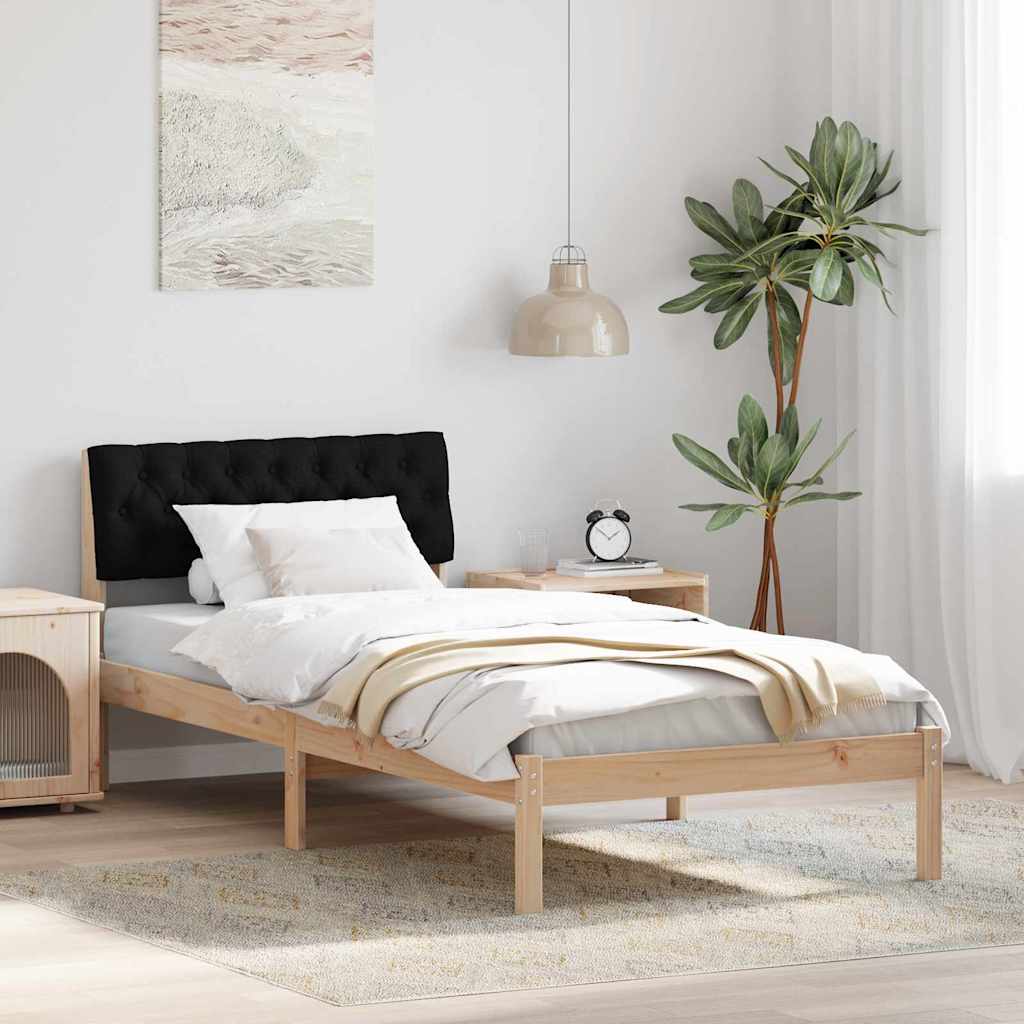 Bedframe Bruin en zwart 90 x 190 cm Massief grenenhout is nu te koop bij PeponiXL, paradijselijk wonen!