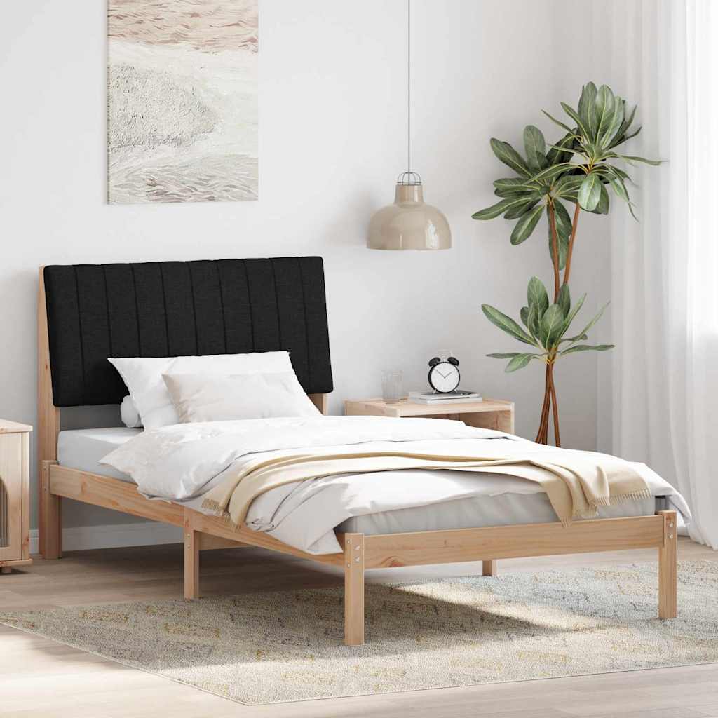 Bedframe met hoofdeinde Bruin 100 x 200 cm Massief grenenhout is nu te koop bij PeponiXL, paradijselijk wonen!