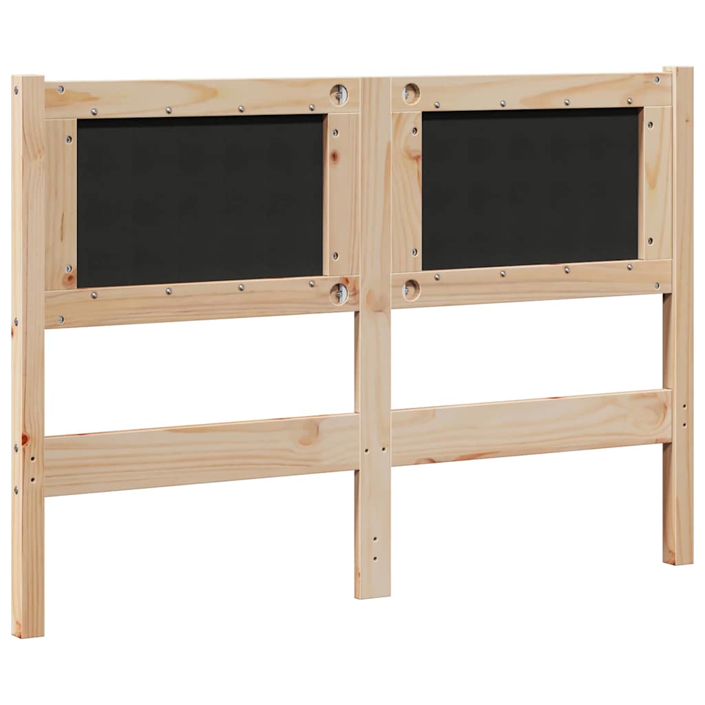 Hoofdbord Anders Bruin 135 cm Massief grenenhout is nu te koop bij PeponiXL, paradijselijk wonen!