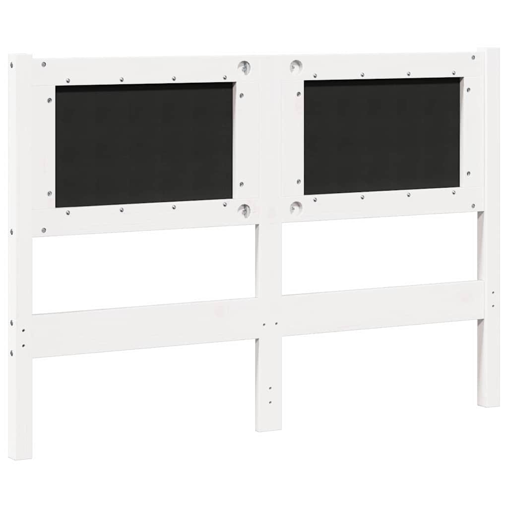 Hoofdbord Anders Wit 120 cm Massief grenenhout is nu te koop bij PeponiXL, paradijselijk wonen!