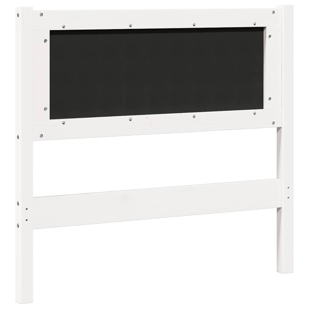 Hoofdbord Anders Wit 90 cm Massief grenenhout is nu te koop bij PeponiXL, paradijselijk wonen!