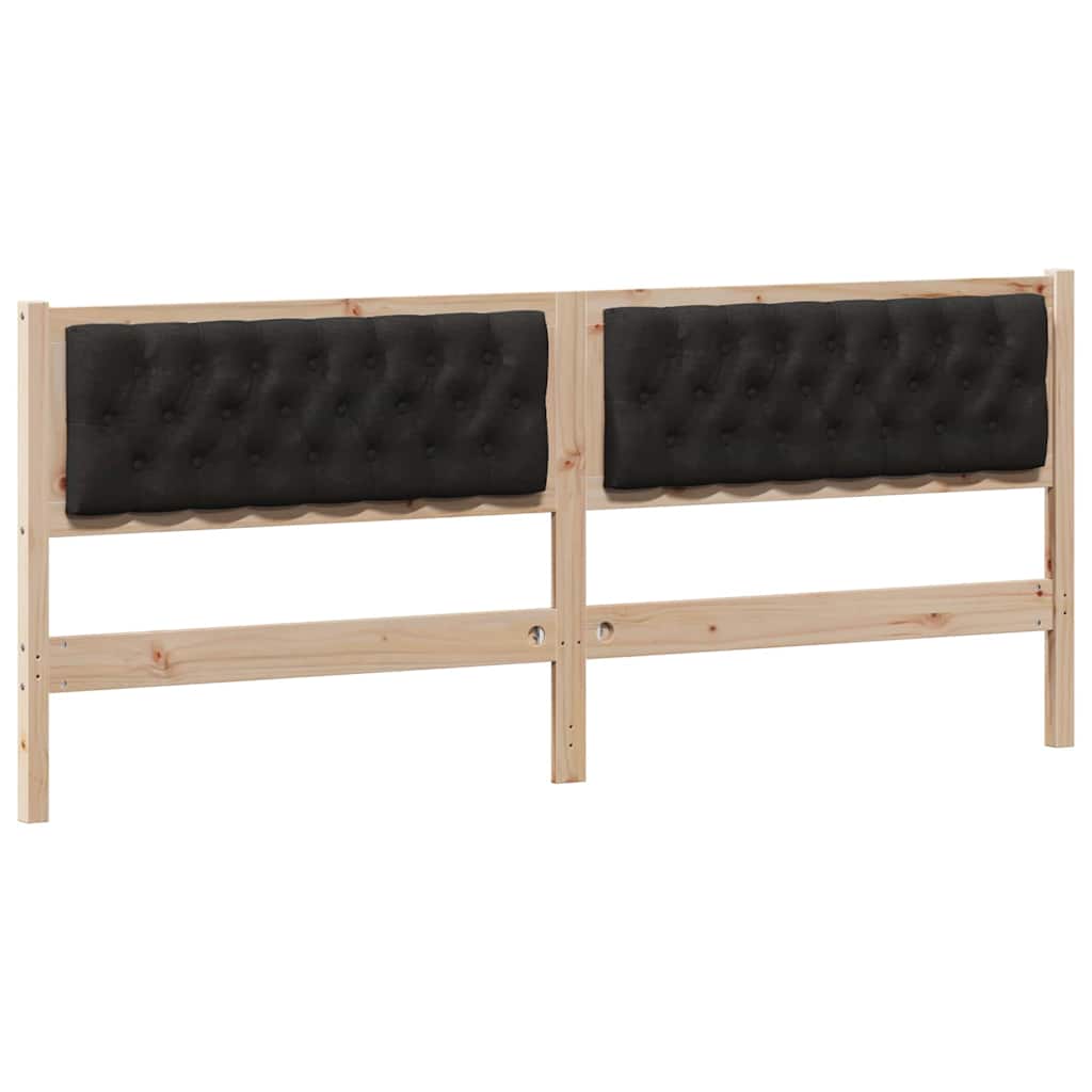 Hoofdbord Anders Bruin en zwart 200 cm Massief grenenhout is nu te koop bij PeponiXL, paradijselijk wonen!