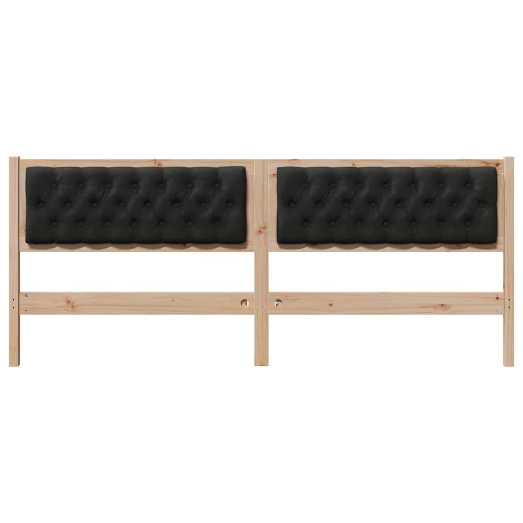 Hoofdbord Anders Bruin en zwart 200 cm Massief grenenhout is nu te koop bij PeponiXL, paradijselijk wonen!