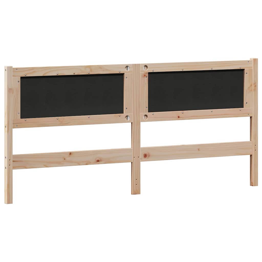 Hoofdbord Anders Bruin en taupe 180 cm Massief grenenhout is nu te koop bij PeponiXL, paradijselijk wonen!