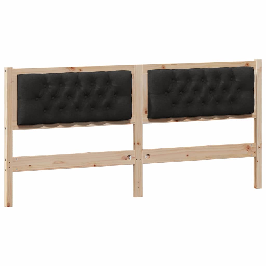Hoofdbord Anders Bruin en zwart 160 cm Massief grenenhout is nu te koop bij PeponiXL, paradijselijk wonen!