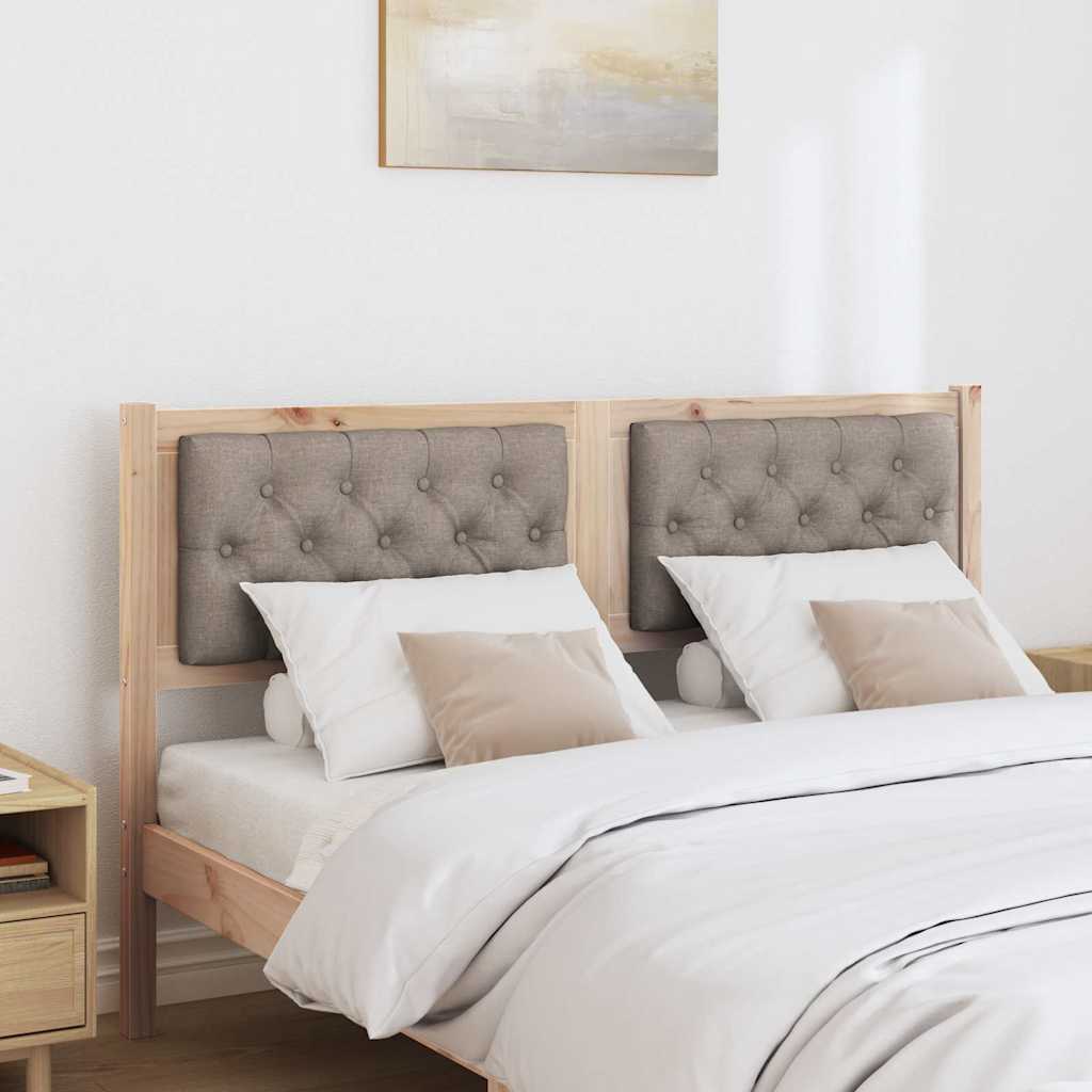 Hoofdbord Anders Bruin en taupe 150 cm Massief grenenhout is nu te koop bij PeponiXL, paradijselijk wonen!