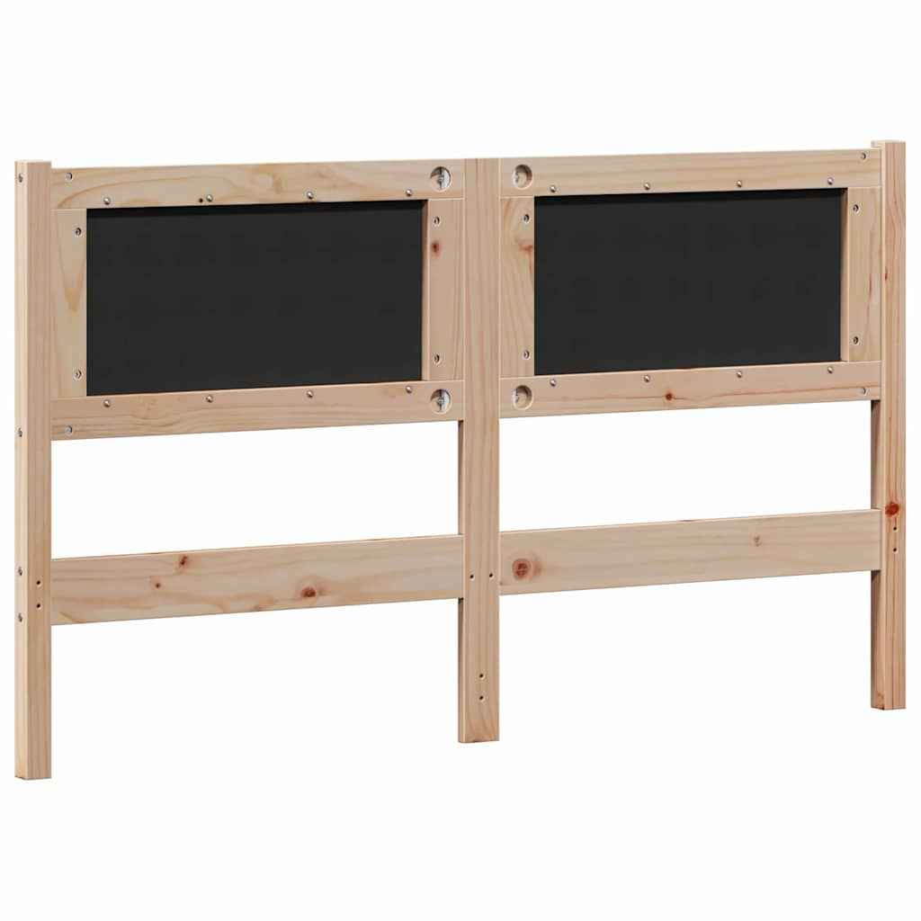 Hoofdbord Anders Bruin en taupe 150 cm Massief grenenhout is nu te koop bij PeponiXL, paradijselijk wonen!