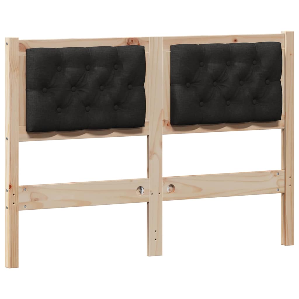Hoofdbord Anders Bruin en zwart 120 cm Massief grenenhout is nu te koop bij PeponiXL, paradijselijk wonen!