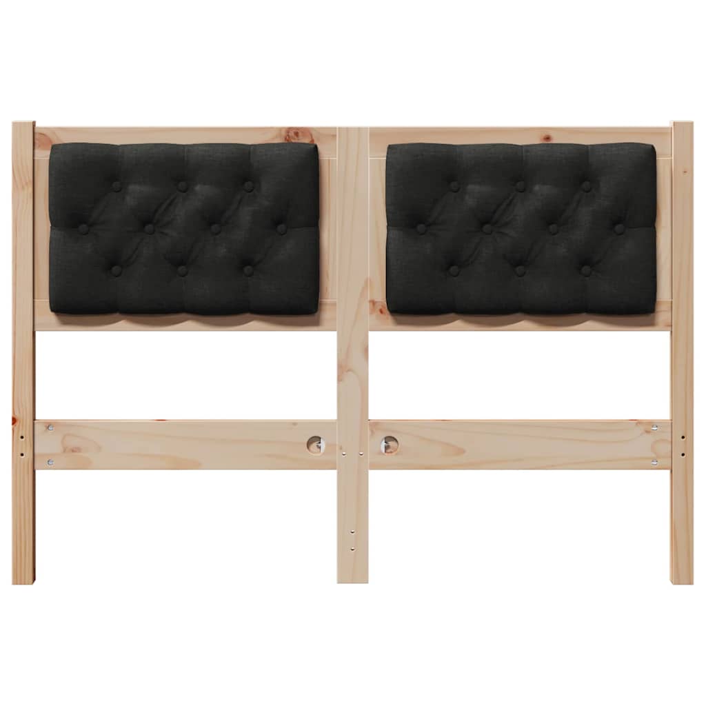 Hoofdbord Anders Bruin en zwart 120 cm Massief grenenhout is nu te koop bij PeponiXL, paradijselijk wonen!