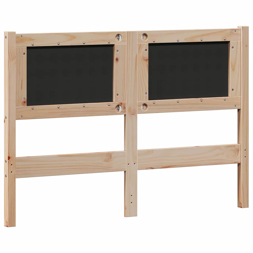 Hoofdbord Anders Bruin en taupe 120 cm Massief grenenhout is nu te koop bij PeponiXL, paradijselijk wonen!