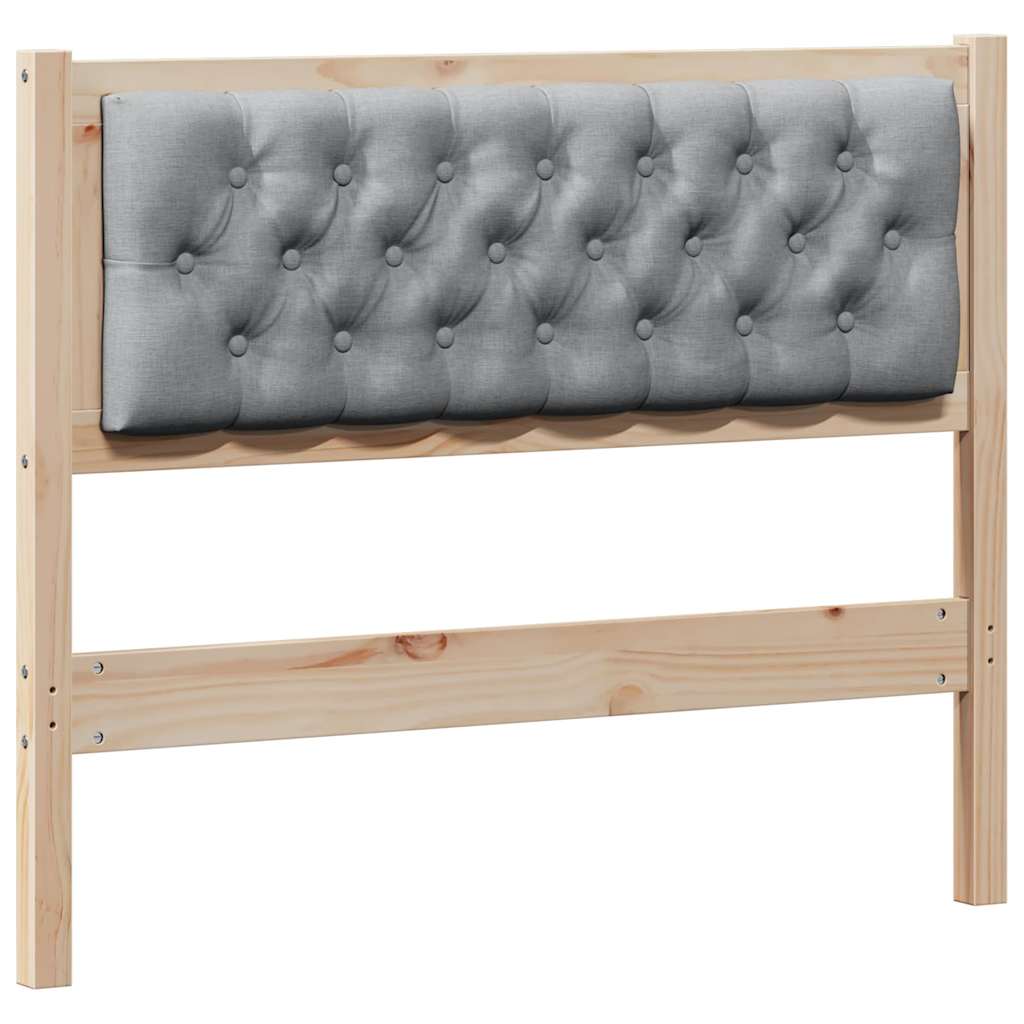 Hoofdbord Anders Bruin en lichtgrijs 100 cm Massief grenenhout is nu te koop bij PeponiXL, paradijselijk wonen!