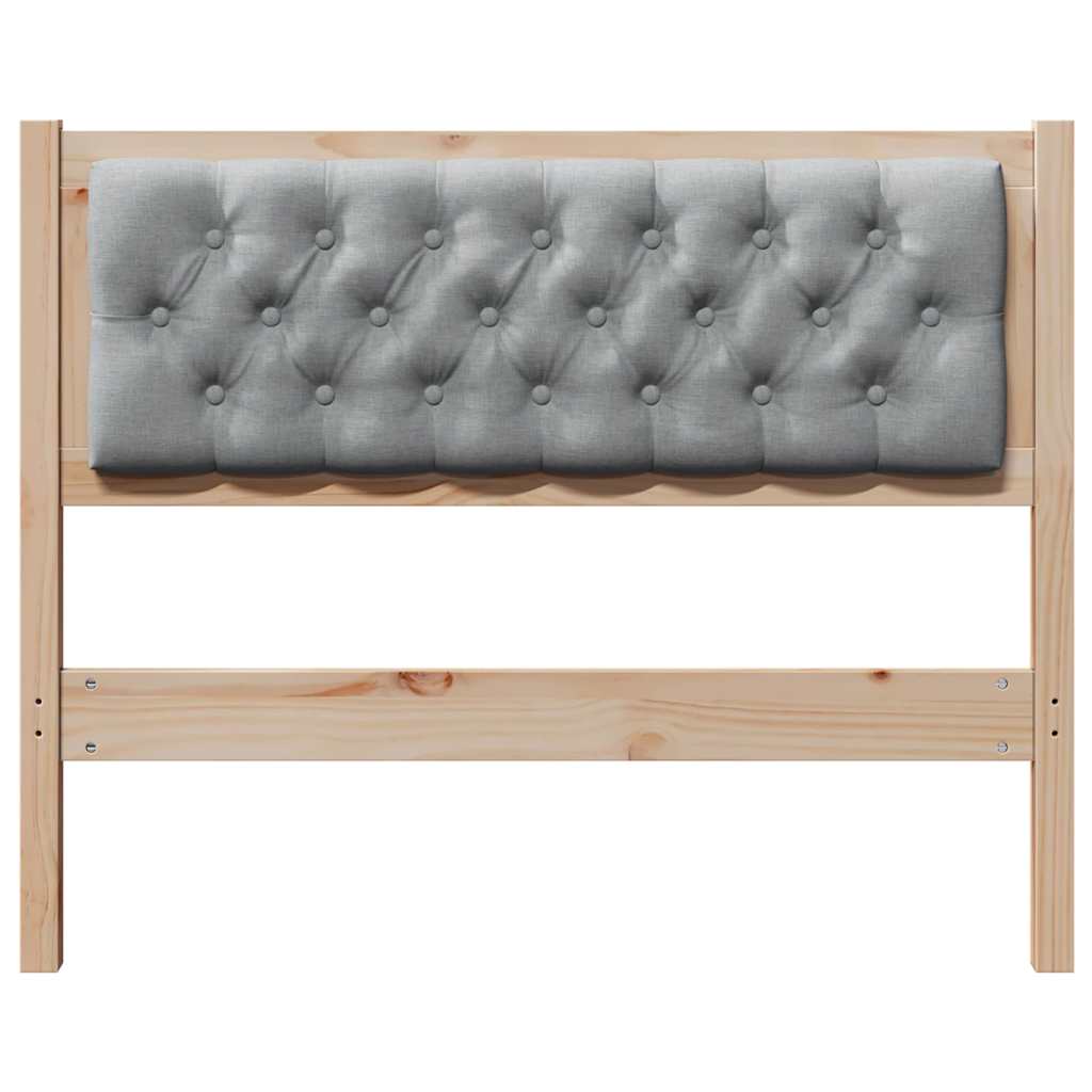 Hoofdbord Anders Bruin en lichtgrijs 100 cm Massief grenenhout is nu te koop bij PeponiXL, paradijselijk wonen!