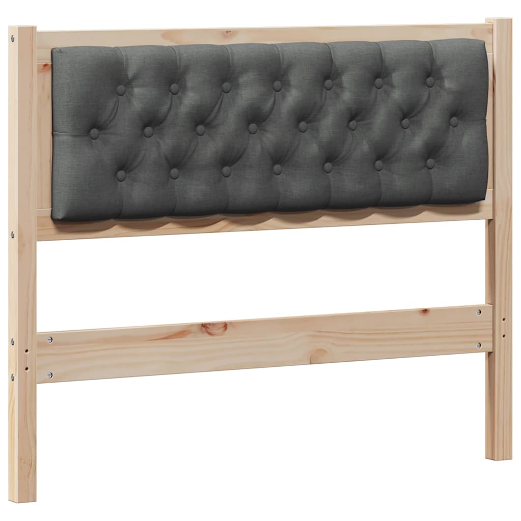 Hoofdbord Anders Bruin en donkergrijs 100 cm Massief grenenhout is nu te koop bij PeponiXL, paradijselijk wonen!