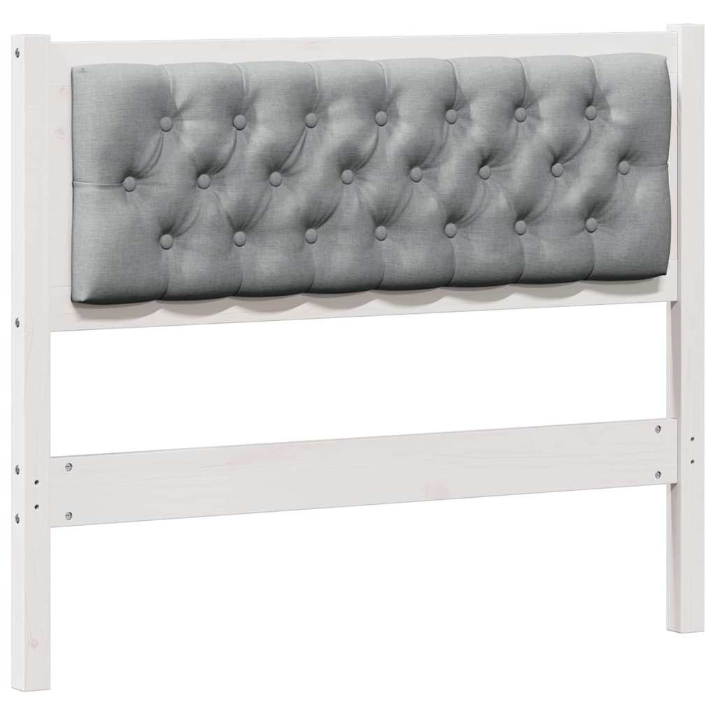 Hoofdbord Anders Wit en lichtgrijs 100 cm Massief grenenhout is nu te koop bij PeponiXL, paradijselijk wonen!