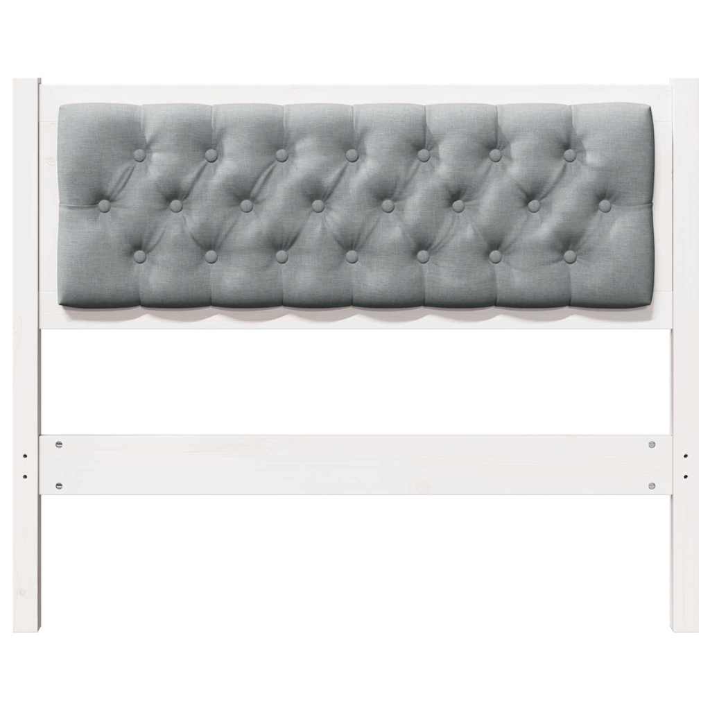 Hoofdbord Anders Wit en lichtgrijs 100 cm Massief grenenhout is nu te koop bij PeponiXL, paradijselijk wonen!