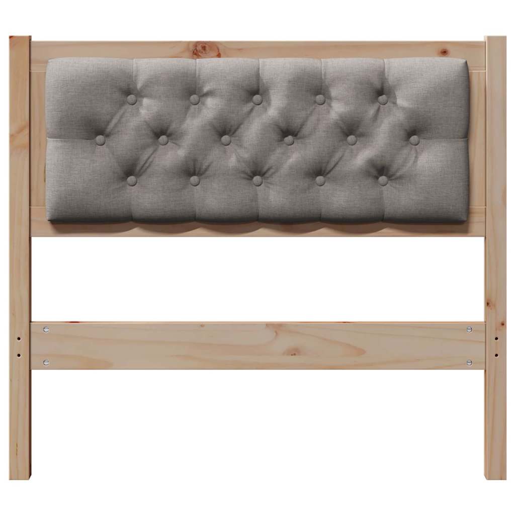 Hoofdbord Anders Bruin en taupe 90 cm Massief grenenhout is nu te koop bij PeponiXL, paradijselijk wonen!