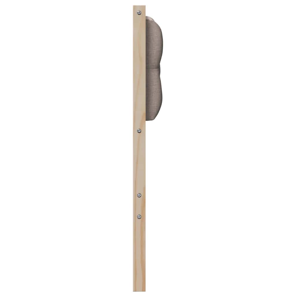 Hoofdbord Anders Bruin en taupe 90 cm Massief grenenhout is nu te koop bij PeponiXL, paradijselijk wonen!