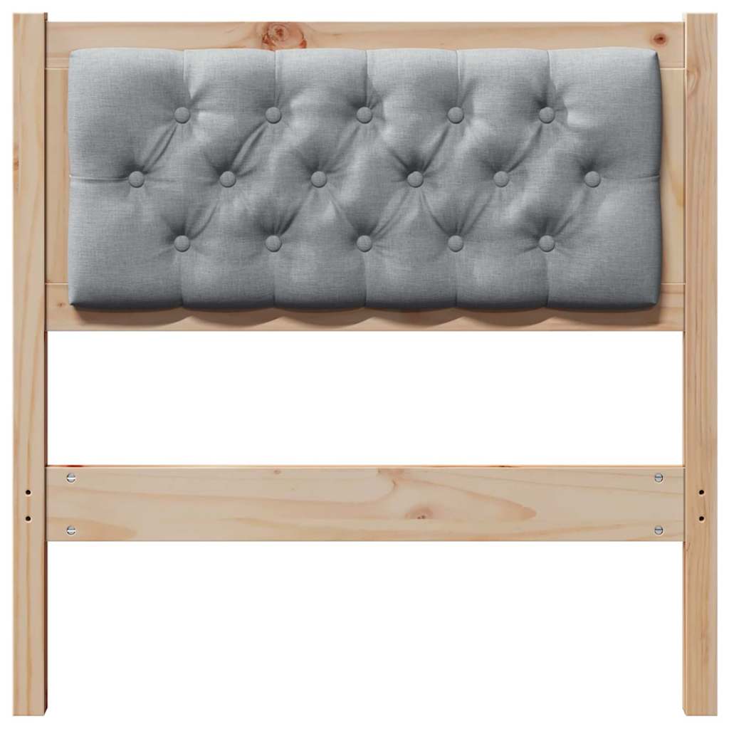 Hoofdbord Anders Bruin en lichtgrijs 80 cm Massief grenenhout is nu te koop bij PeponiXL, paradijselijk wonen!