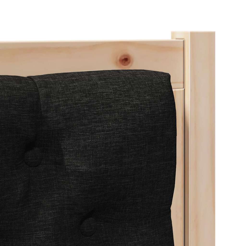 Hoofdbord Anders Bruin en zwart 80 cm Massief grenenhout is nu te koop bij PeponiXL, paradijselijk wonen!