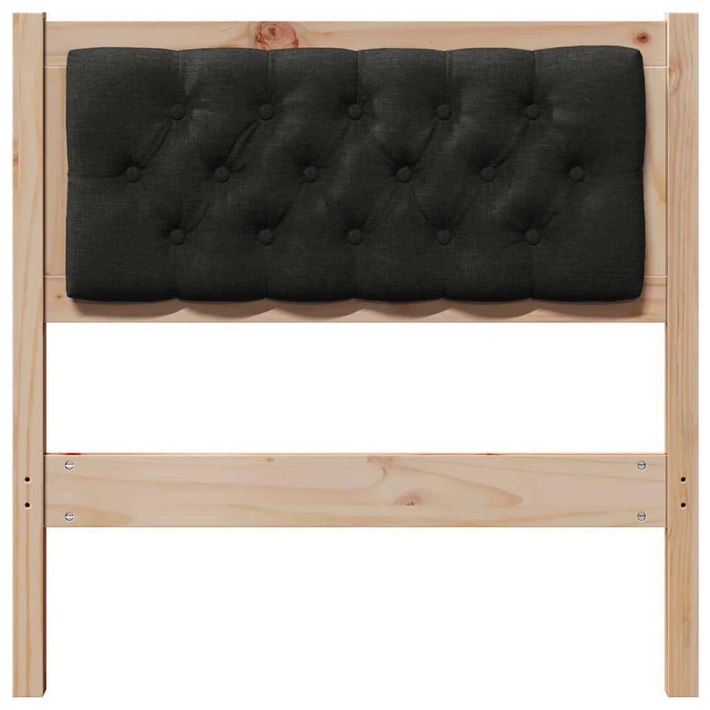 Hoofdbord Anders Bruin en zwart 80 cm Massief grenenhout is nu te koop bij PeponiXL, paradijselijk wonen!
