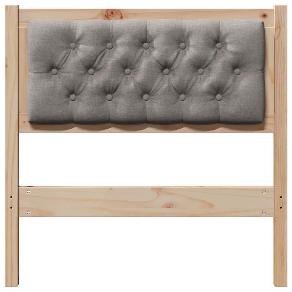 Hoofdbord Anders Bruin en taupe 80 cm Massief grenenhout is nu te koop bij PeponiXL, paradijselijk wonen!