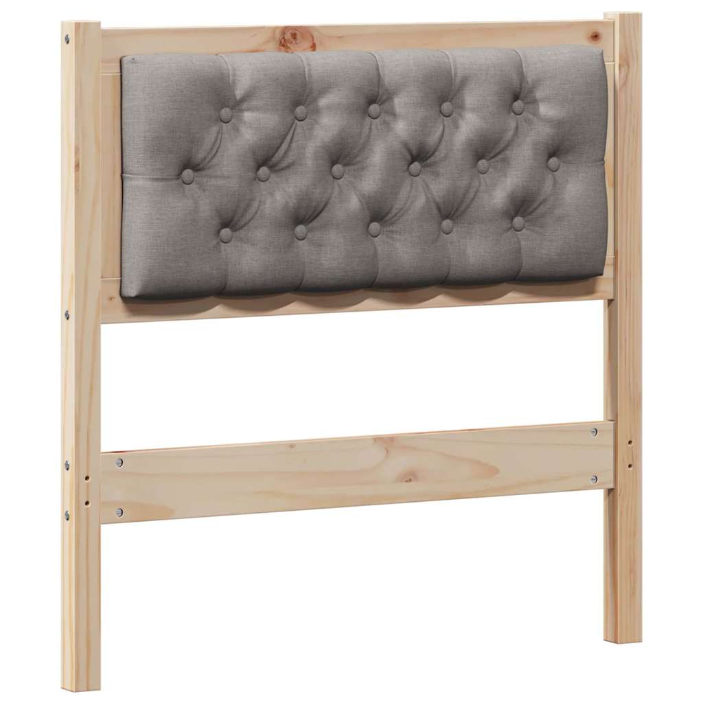 Hoofdbord Anders Bruin en taupe 75 cm Massief grenenhout is nu te koop bij PeponiXL, paradijselijk wonen!