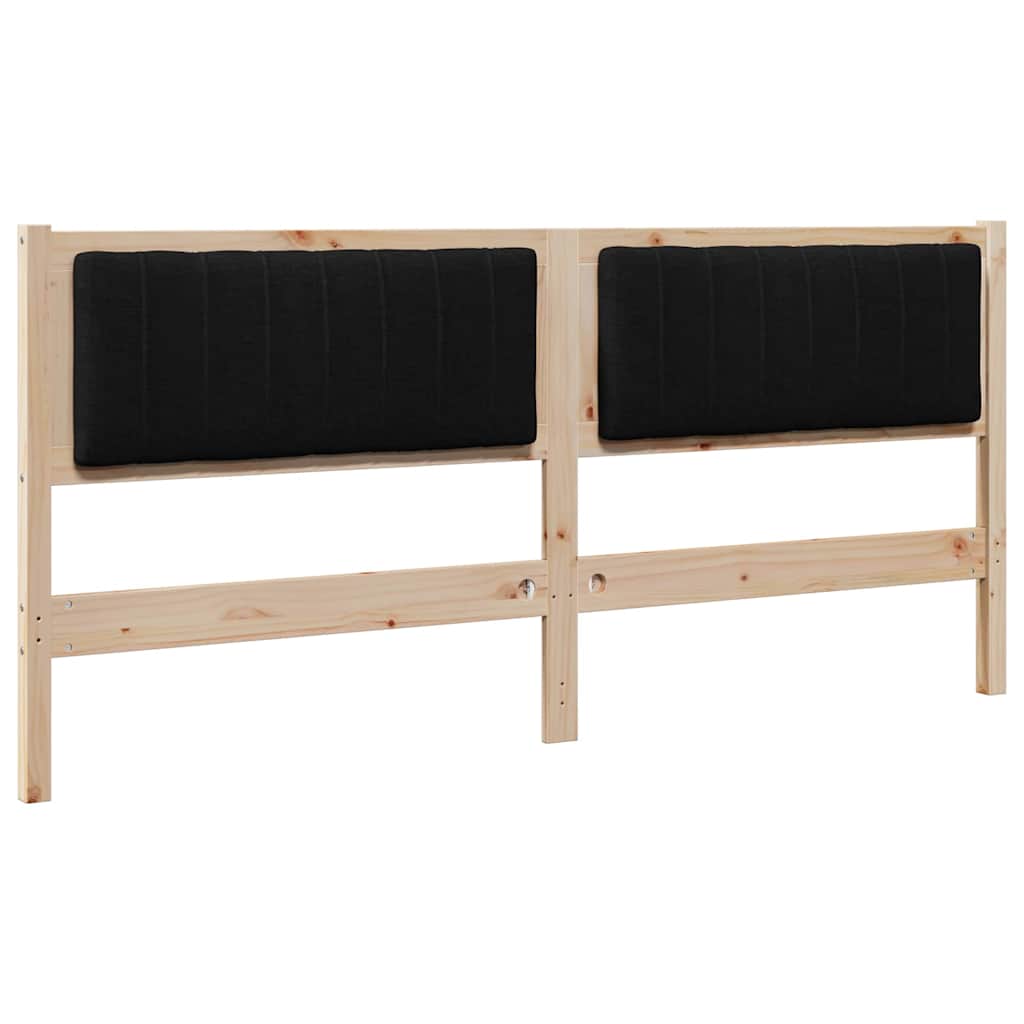 Gestoffeerd hoofdbord Bruin 180 cm Massief grenenhout is nu te koop bij PeponiXL, paradijselijk wonen!