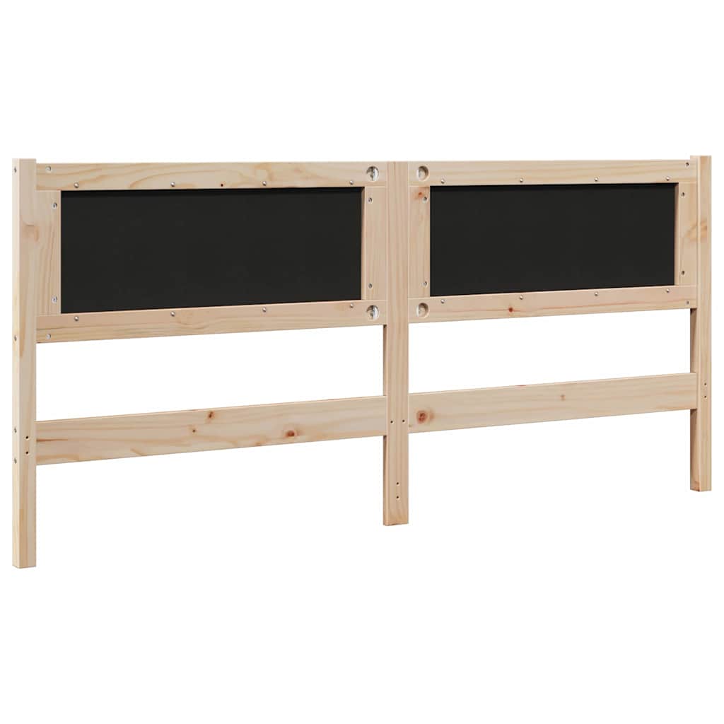 Gestoffeerd hoofdbord Bruin 180 cm Massief grenenhout is nu te koop bij PeponiXL, paradijselijk wonen!