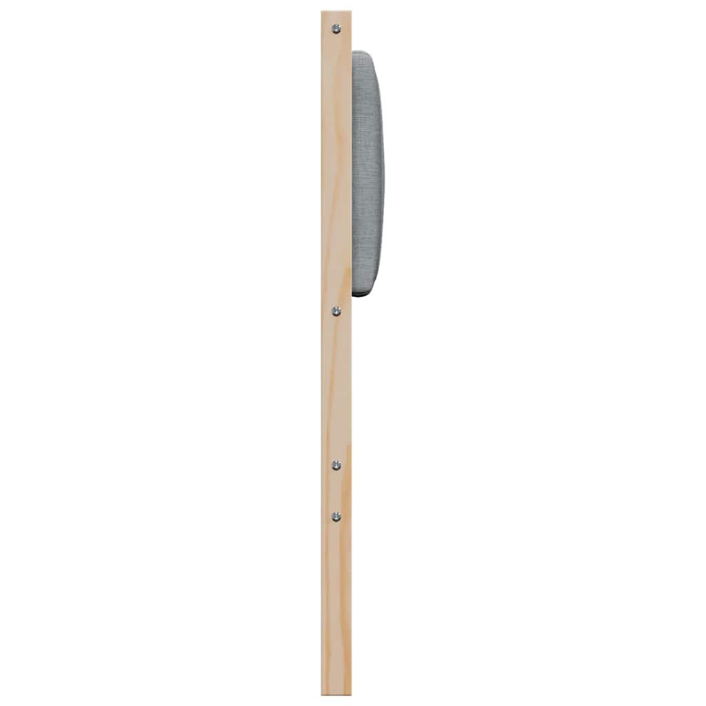 Gestoffeerd hoofdbord Bruin 135 cm Massief grenenhout is nu te koop bij PeponiXL, paradijselijk wonen!