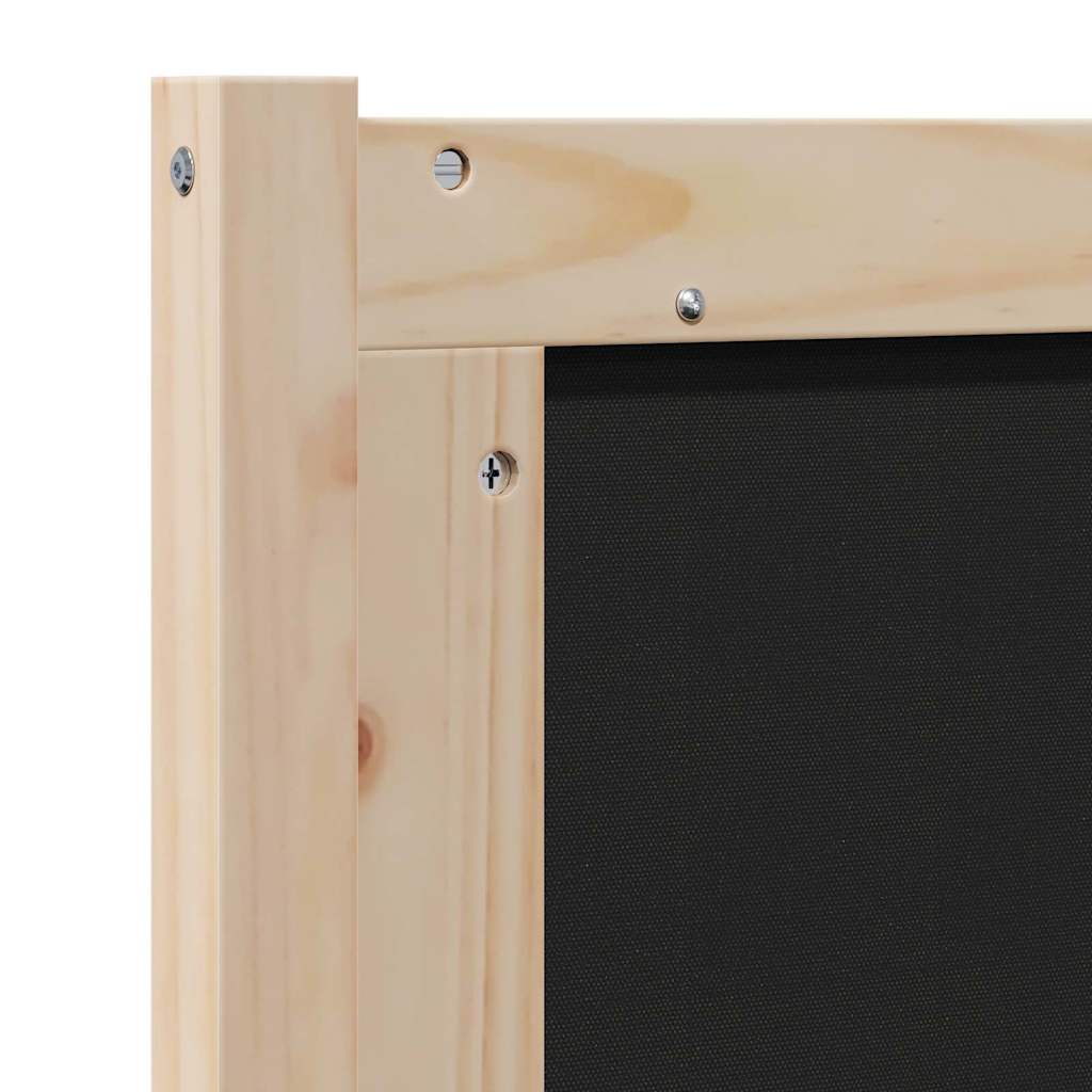Gestoffeerd hoofdbord Bruin 120 cm Massief grenenhout is nu te koop bij PeponiXL, paradijselijk wonen!