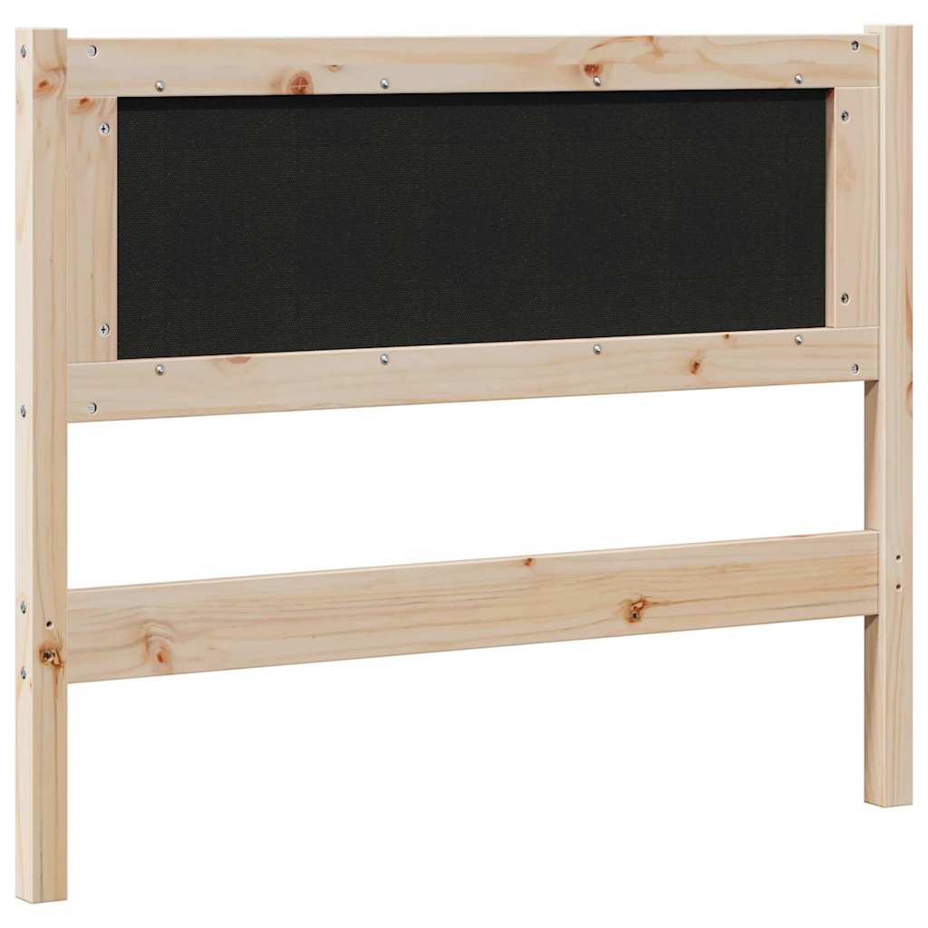 Gestoffeerd hoofdbord Lichtgrijs 100 cm Massief grenenhout is nu te koop bij PeponiXL, paradijselijk wonen!