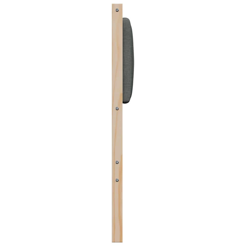 Gestoffeerd hoofdbord Bruin 100 cm Massief grenenhout is nu te koop bij PeponiXL, paradijselijk wonen!