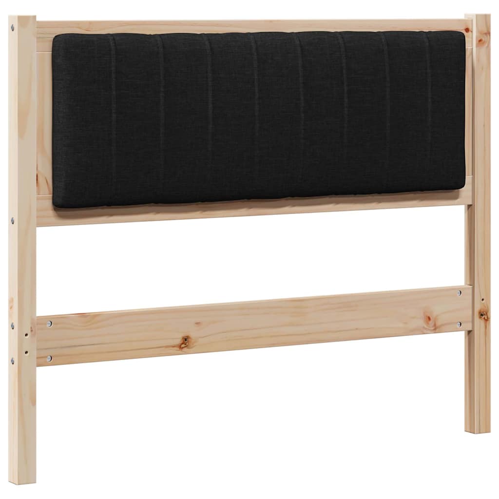 Gestoffeerd hoofdbord Bruin 100 cm Massief grenenhout is nu te koop bij PeponiXL, paradijselijk wonen!