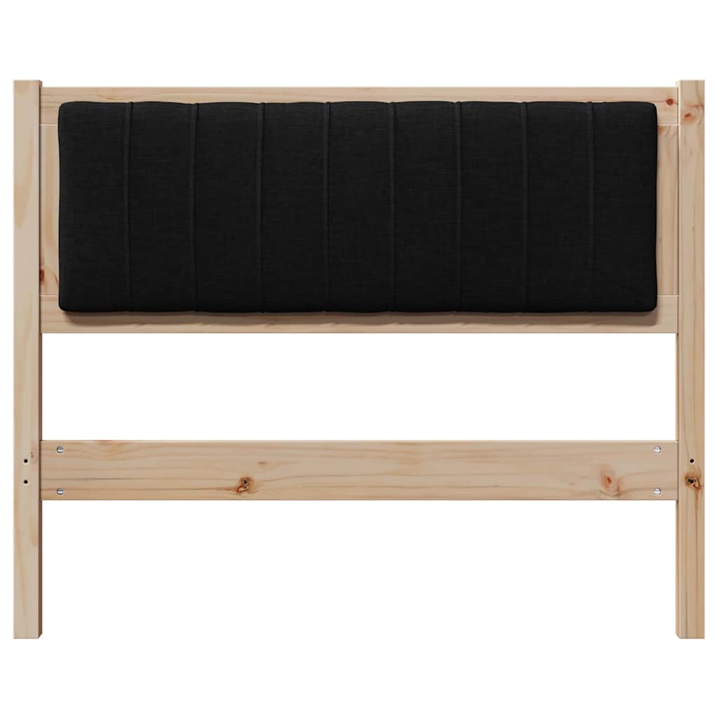 Gestoffeerd hoofdbord Bruin 100 cm Massief grenenhout is nu te koop bij PeponiXL, paradijselijk wonen!