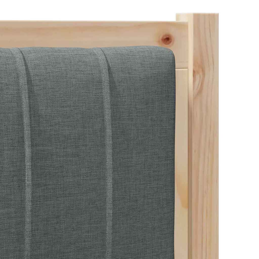Gestoffeerd hoofdbord Bruin 90 cm Massief grenenhout is nu te koop bij PeponiXL, paradijselijk wonen!