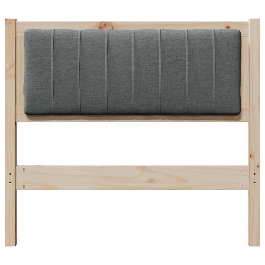 Gestoffeerd hoofdbord Bruin 90 cm Massief grenenhout is nu te koop bij PeponiXL, paradijselijk wonen!