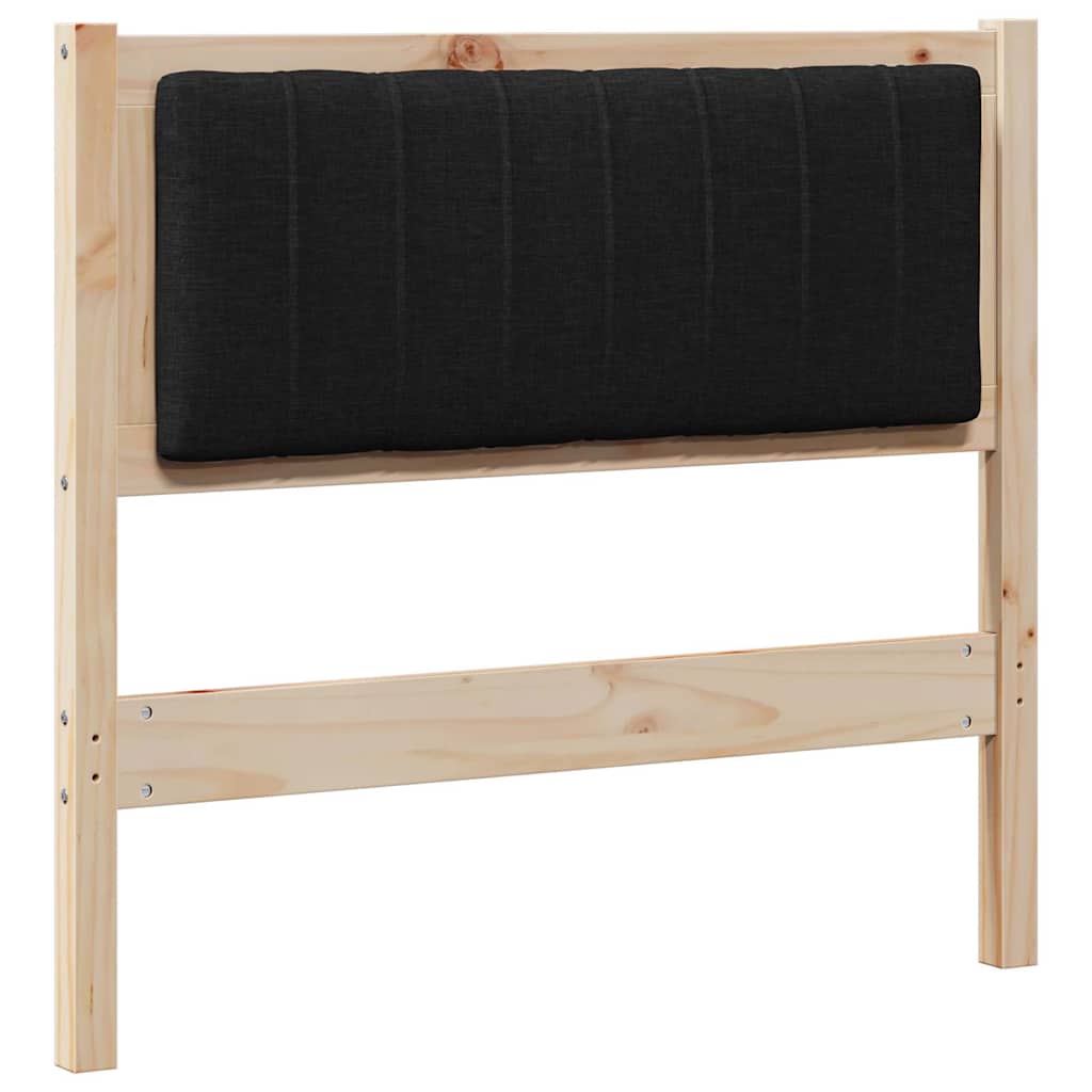 Gestoffeerd hoofdbord Bruin 90 cm Massief grenenhout is nu te koop bij PeponiXL, paradijselijk wonen!