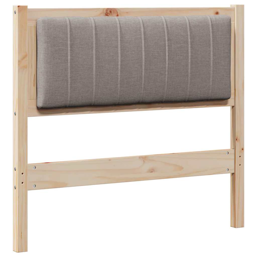 Gestoffeerd hoofdbord Bruin 90 cm Massief grenenhout is nu te koop bij PeponiXL, paradijselijk wonen!