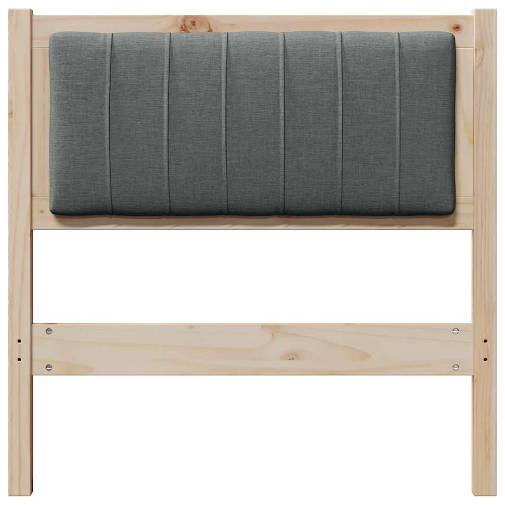 Gestoffeerd hoofdbord Bruin 80 cm Massief grenenhout is nu te koop bij PeponiXL, paradijselijk wonen!