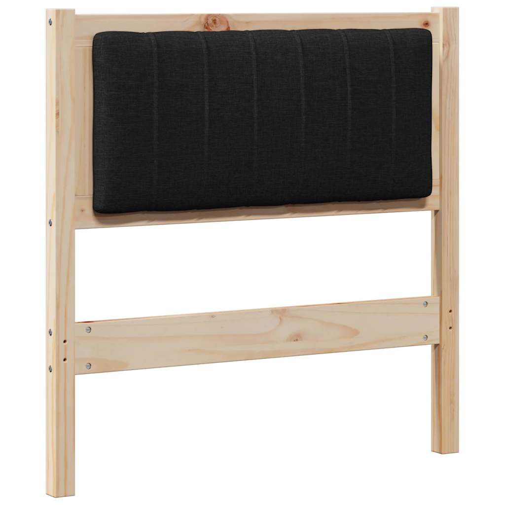 Gestoffeerd hoofdbord Bruin 80 cm Massief grenenhout is nu te koop bij PeponiXL, paradijselijk wonen!