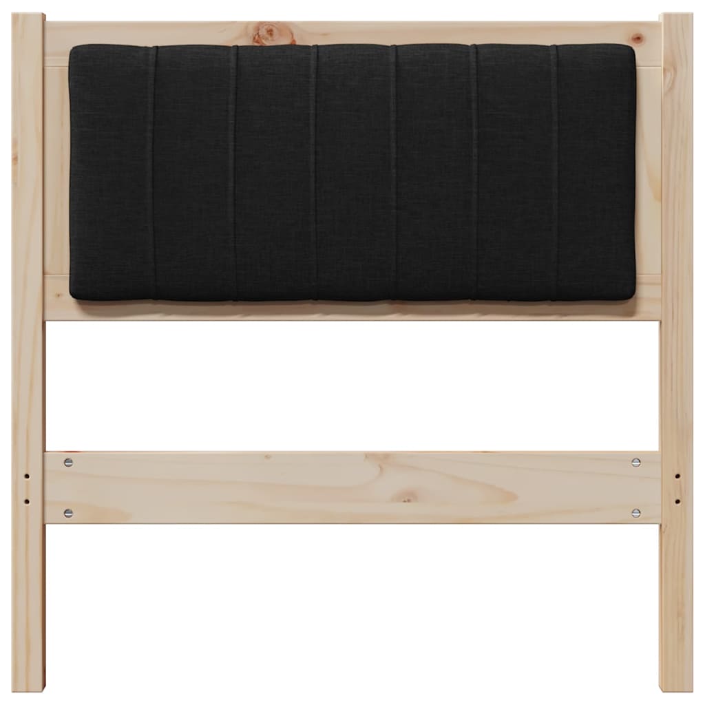 Gestoffeerd hoofdbord Bruin 80 cm Massief grenenhout is nu te koop bij PeponiXL, paradijselijk wonen!