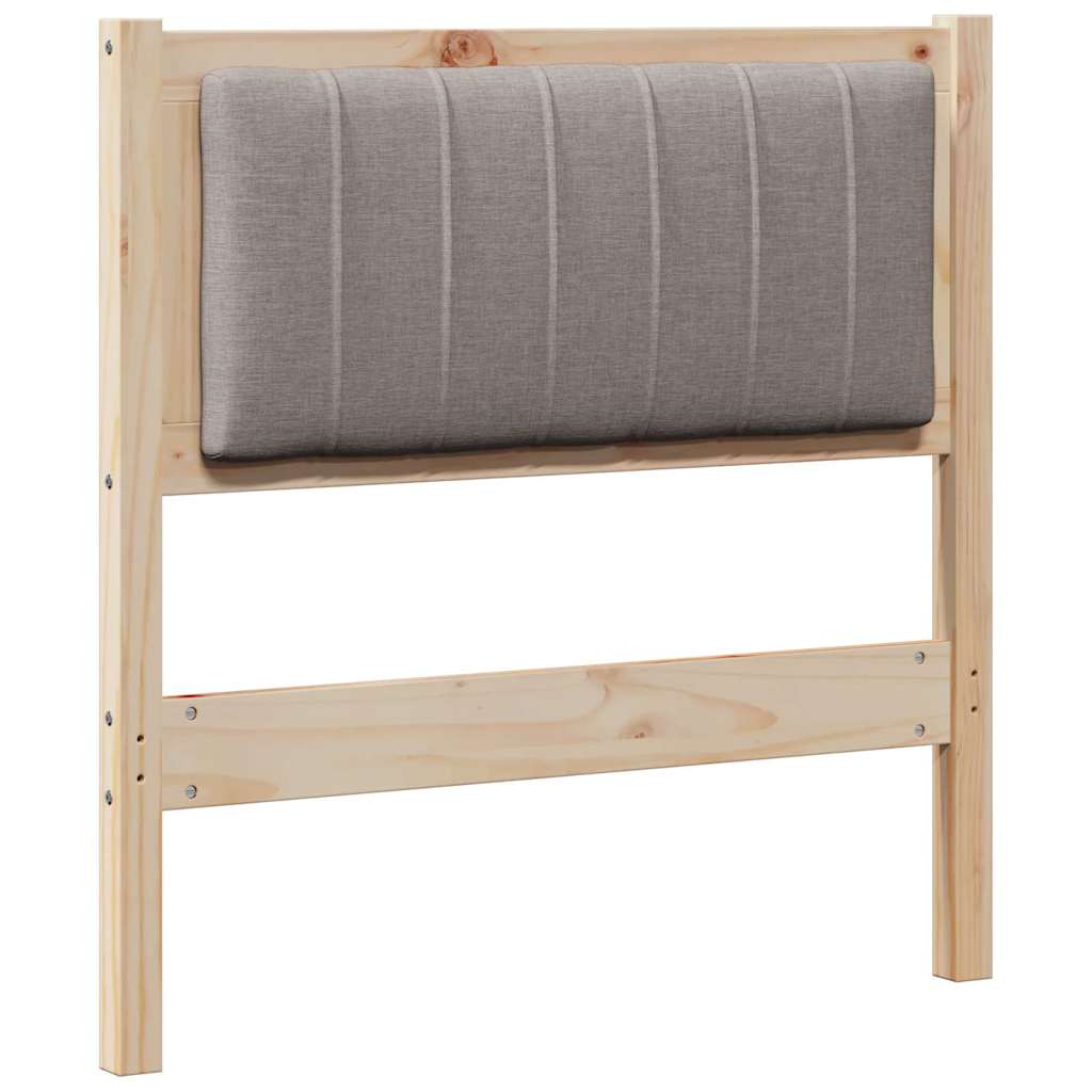 Gestoffeerd hoofdbord Bruin 80 cm Massief grenenhout is nu te koop bij PeponiXL, paradijselijk wonen!