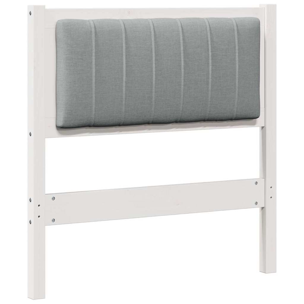 Gestoffeerd hoofdbord Wit 80 cm Massief grenenhout is nu te koop bij PeponiXL, paradijselijk wonen!
