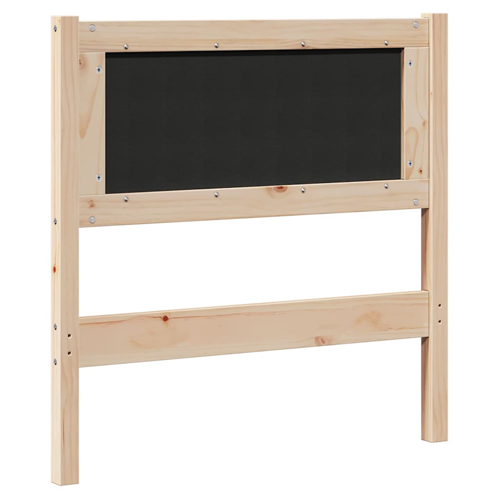 Gestoffeerd hoofdbord Bruin 75 cm Massief grenenhout is nu te koop bij PeponiXL, paradijselijk wonen!