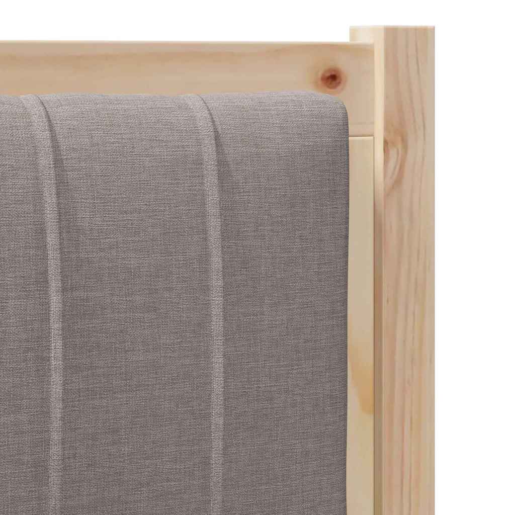 Gestoffeerd hoofdbord Bruin 75 cm Massief grenenhout is nu te koop bij PeponiXL, paradijselijk wonen!