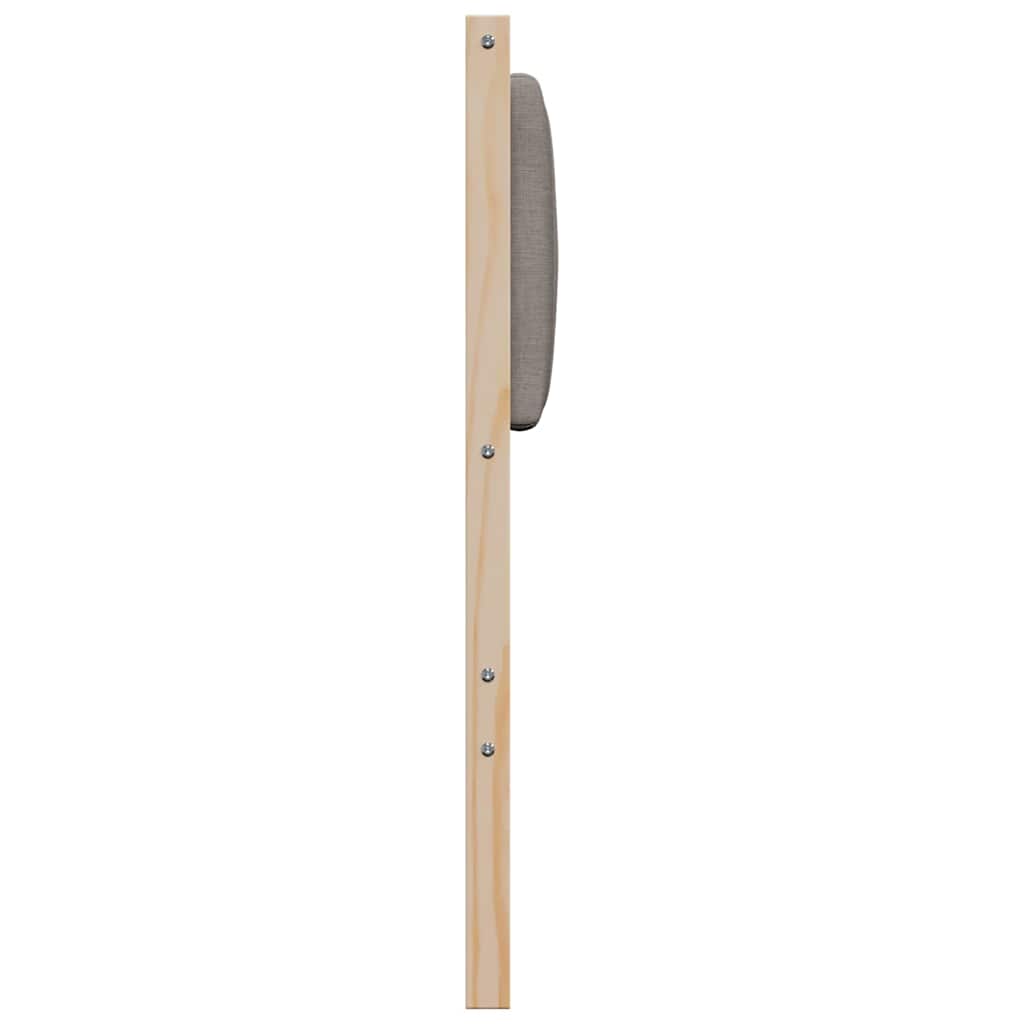 Gestoffeerd hoofdbord Bruin 75 cm Massief grenenhout is nu te koop bij PeponiXL, paradijselijk wonen!